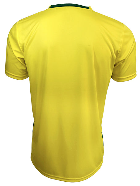 Brazil Short Sleeve Soccer Jersey (mdyg0848)