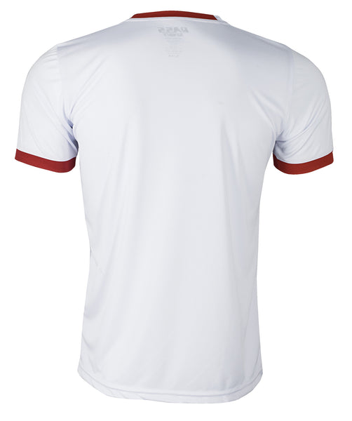 White Peru Short Sleeve Soccer Jersey (mdyg0846)