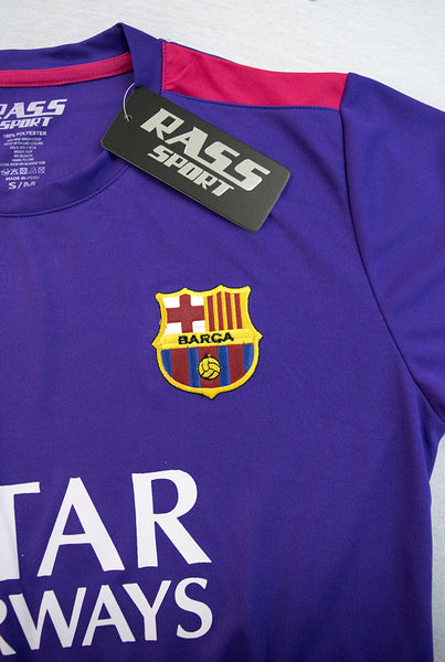Purple Barcelona Short Sleeve Soccer Jersey (mdyg1065)