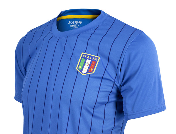 Blue Italy Short Sleeve Soccer Jersey (mdyg1064)