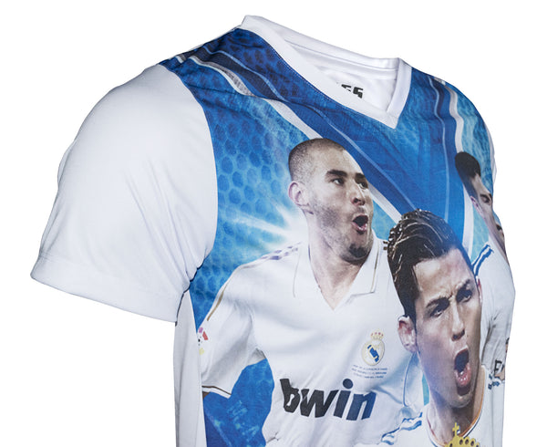 Comic-Real Madrid Short Sleeve Soccer Jersey (2973)