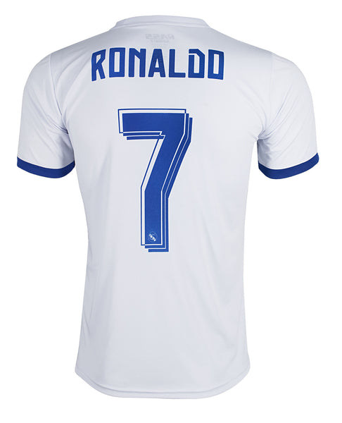 White Real Madrid Short Sleeve Soccer Jersey Ronaldo (mdyg0847)