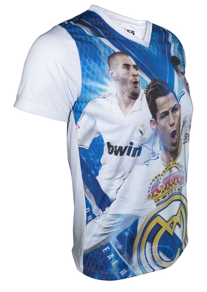 Comic-Real Madrid Short Sleeve Soccer Jersey (2973)