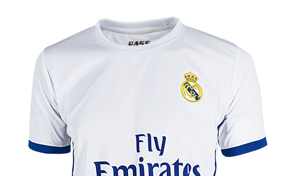 White Real Madrid Short Sleeve Soccer Jersey Ronaldo (mdyg0847)