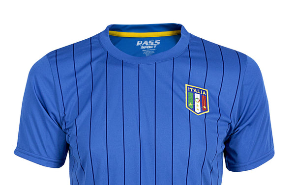 Blue Italy Short Sleeve Soccer Jersey (mdyg1064)