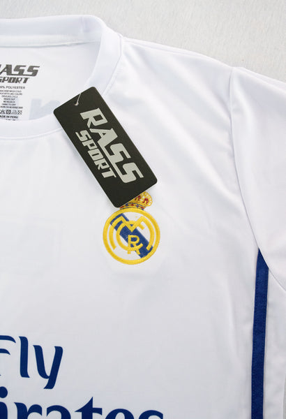 White Real Madrid Short Sleeve Soccer Jersey Ronaldo (mdyg0847)