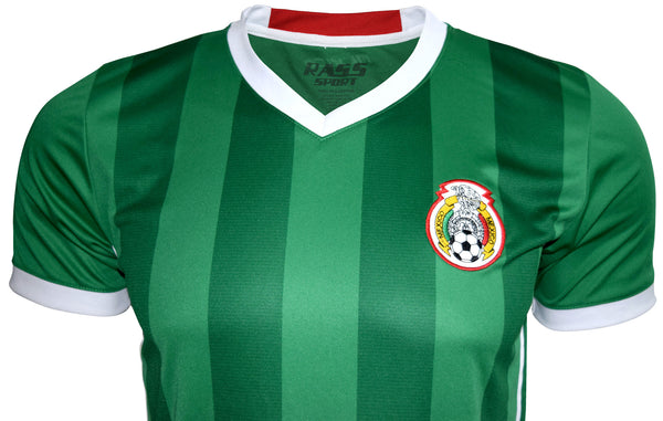 Green Mexico Short Sleeve Soccer Jersey (mdyg0844)