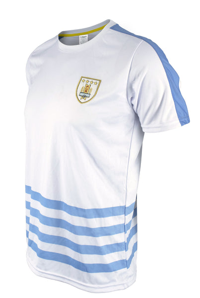 White Uruguay Short Sleeve Soccer Jerseys (mdyg0931)
