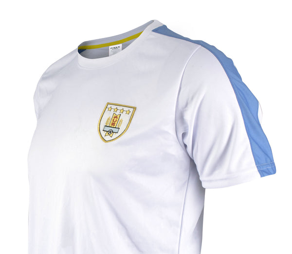 White Uruguay Short Sleeve Soccer Jerseys (mdyg0931)