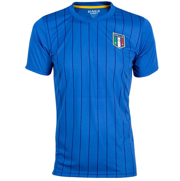 Blue Italy Short Sleeve Soccer Jersey (mdyg1064)