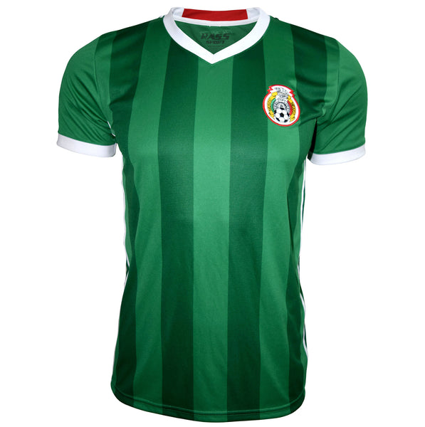 Green Mexico Short Sleeve Soccer Jersey (mdyg0844)