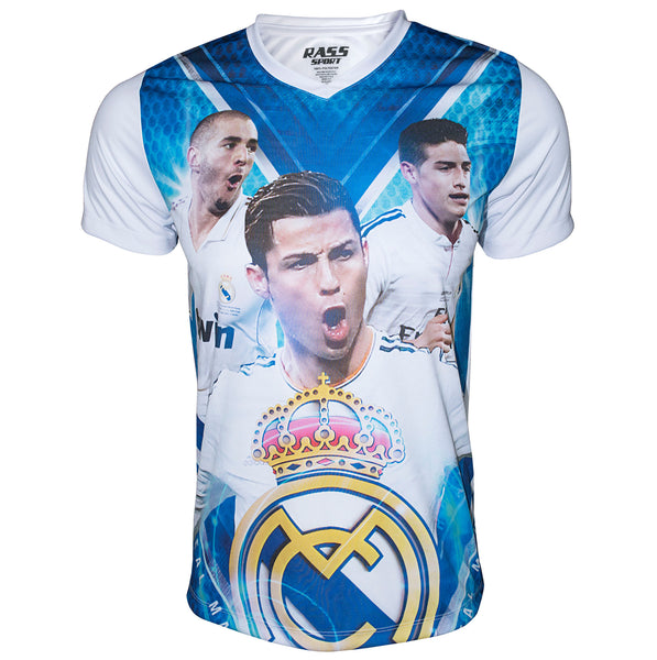 Comic-Real Madrid Short Sleeve Soccer Jersey (2973)